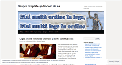 Desktop Screenshot of dreptitate.net