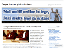 Tablet Screenshot of dreptitate.net